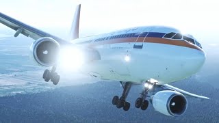 HapagLloyd Flug Flight 3378  Crash Landing Animation [upl. by Dore]