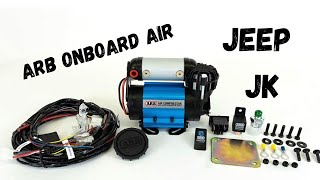 ARB Compressor CMKA12 install in a Jeep JK [upl. by Drehcir]