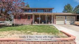 72 McBurney Boulevard Colorado Springs CO 80911 MLS 1050325 [upl. by Ynomrah406]