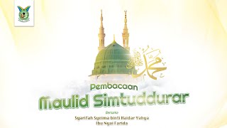 Live  Pembacaan Maulid Simtuddurar bersama Syarifah Syeima bin Yahya  12092024 [upl. by Razec]