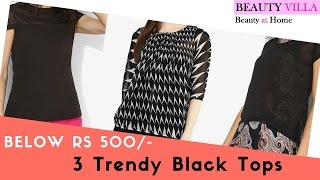 3 Latest Black Tops from Jabong [upl. by Parent]