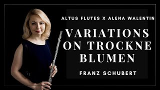 Franz Schubert Variations on Trockne Blumen Altus Artist Alena Walentin  Altus Flutes [upl. by Ennahs]