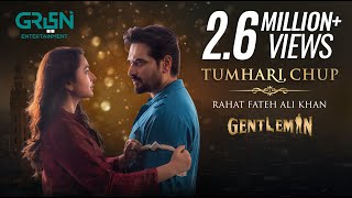 Gentleman OST  Tumhari Chup  Rahat Fateh Ali Khan  Humayun Saeed Yumna Zaidi  Green TV [upl. by Ahsya260]