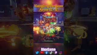 Xiangling burgeon Spiral Abyss 45 floor 12  2 genshinimpact hoyocreators [upl. by Nifares]