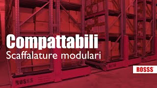 Compattabili  Scaffalature Metalliche Industriali  ROSSS [upl. by Epoillac610]