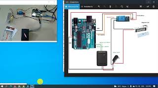 Membuat Acces Door Dari Mifare Wiegand Reader  Arduino [upl. by Aleehs]