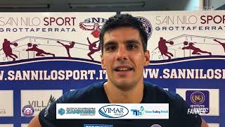 San Nilo Grottaferrata VS Fortitudo Scauri  Intervista a Marco Reali [upl. by Fernyak]