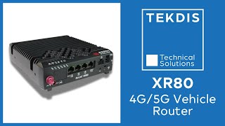 Deploy the AirLink XR80 4G5G HighPerformance Router  TEKDIS [upl. by Nesrac]