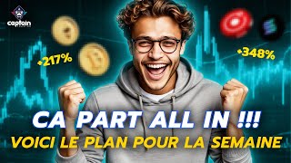 🚀 ALL IN  Crypto cette semaine ⚠️ çà va PETER [upl. by Riva]