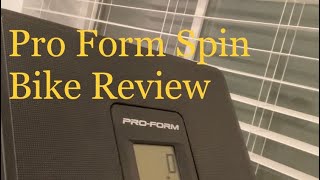 Proform Tour de France CBC Spin Bike Review Likes amp Dislikes [upl. by Albemarle]