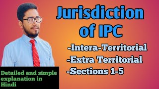 Jurisdiction of IPC applicability of IPC intra and extra territorial jurisdiction lawwithtwins [upl. by Saravat]