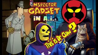 AI designed Inspector Gadget characters as instructed by Skeletor [upl. by Areivax968]