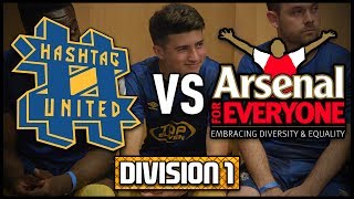 HASHTAG UNITED vs ARSENAL FOR EVERYONE  THE EMIRATES SCOTT POLLOCKS DEBUT  DIVISION 1 [upl. by Dalenna79]