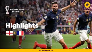 Giroud header wins it  England v France  FIFA World Cup Qatar 2022 [upl. by Annai]