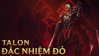 Talon Đặc Nhiệm Đỏ  Crimson Elite Talon  Skins lol [upl. by Odnamla]