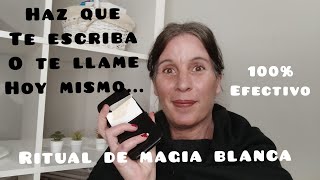 Haz que te llame y te escriba hoy mismo ritual de magia blanca100 efectivo pruébalo [upl. by Medeah]