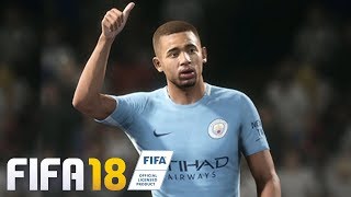 MODO CARREIRA GABRIEL JESUS FIFA 18  Carreira Jogador 01 [upl. by Neelrac]