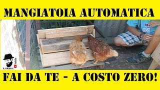 Come creare una Mangiatoia automatica per galline Fai da Te [upl. by Syxela]