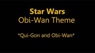 Star Wars ObiWan Theme part 1 [upl. by Russon]