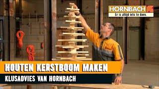 Houten kerstboom maken met HORNBACH [upl. by Ryle501]