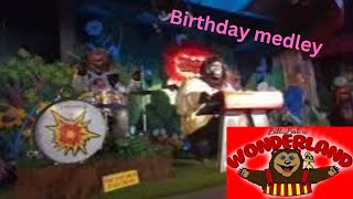 The rock afire explosion  Birthday medley  Billy bobs wonderland [upl. by Ahcsat]