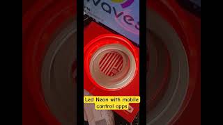 Led Neon Light with mobile apps control shortvideo short [upl. by Sahpec69]