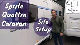 Sprite Quattro FB Caravan Setup Guide  How to Setup a Caravan on Site [upl. by Carleton844]