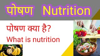 Poshan Kya Hai What Is Nutrition Poshan Kise Kahte Hain [upl. by Varien304]