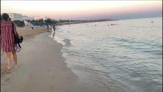 Stunning Ayia Napa Limanaki Beach Walk  July 2022  Crystal Clear Waters in 4K [upl. by Skricki779]