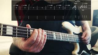 Motorhead  Killed by Death Bass Cover w Tabs [upl. by Aihselat]