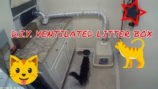 DIY Ventilated Cat Litter BoxEVERYONE WINS [upl. by Eitsirc]