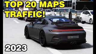 TOP 20 Maps with TRAFFIC for ASSETTO CORSA in 2024  Install Guide [upl. by Robbert615]