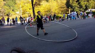 Worlds largest hula hoop [upl. by Zebaj101]