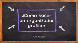 ¿Cómo hacer un organizador gráfico [upl. by Statis423]