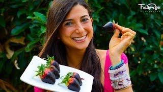 FullyRaw Chocolate Covered Strawberries [upl. by Asserak]