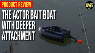 My First Bait Boat  The Actor Bait Boat with Deeper Pro  for Carp Fishing [upl. by Vincenz]