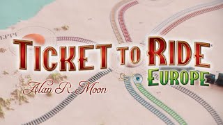 Ticket to Ride Europe Board game  Official Trailer [upl. by Nevets]