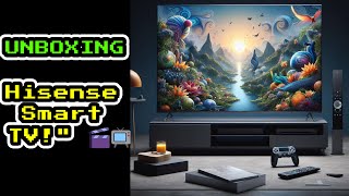 Hisense 43 Inch FHD TV Unboxing and Setup [upl. by Matt]