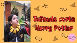 BUFANDA CORTA  CUELLO HARRY POTTER TEJIDO A CROCHET [upl. by Sophy]