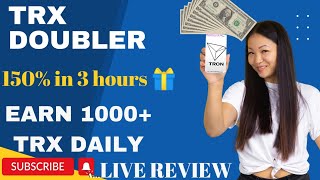 DOUBLERTRX 150 in 3 hours 🎁 Live All review in small video [upl. by Etteloiv]