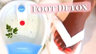 PEDICURE AT HOME DIY DETOXING EXFOLIATING FOOT SCRUB for SOFT SMOOTH FEETspaday pampersession [upl. by Sesylu]