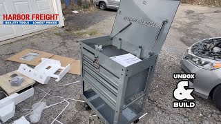 UNBOX amp BUILD Harbor Freight US General 5 Drawer Tool Cart [upl. by Schach891]