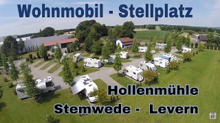 Wohnmobil  Stellplatz Stemwede Levern NRW  womoclickde [upl. by Annecorinne]