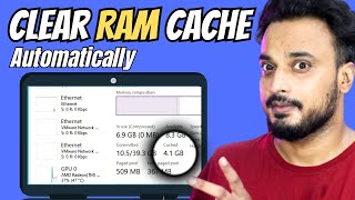 How to Automatically Clear RAM Cache Memory in Windows 1011  Speed up Computer Performance [upl. by Ecyt]