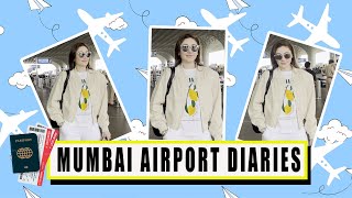 Shefali Jariwala Spotted At Mumbai Airport [upl. by Lennad]