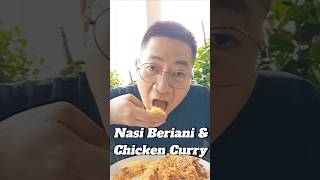 NASI BERIANI amp CHICKEN CURRY  MUKBANG  NAZREEN CATERING  Crisfel Fernandez [upl. by Dleifniw]