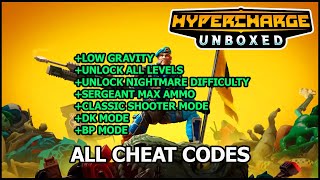 Hypercharge Unboxed All Cheat Codes Guide [upl. by Maltz352]