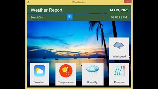 Weather Forecast App in Python [upl. by Ebocaj]