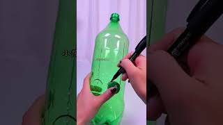 Amazing recycle cut bottle plastic growing flowers so beautiful garden diy flower [upl. by Gorden]