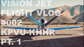 VISION JET TRANSITION FLIGHT VLOG [upl. by Amlez]